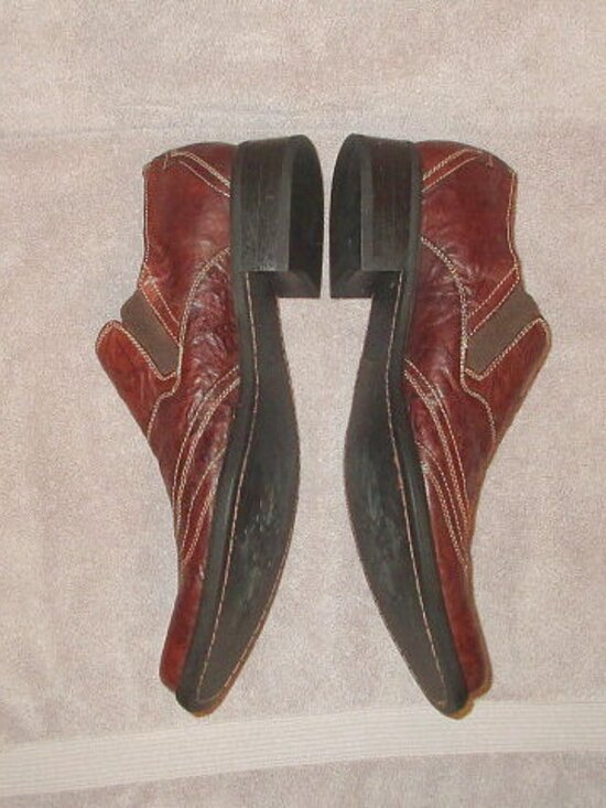 Vtg 90s Y2K Giorgio Brutini G-Rock Loafer Shoes 11 Gangster Beatle Rockabilly main image 11